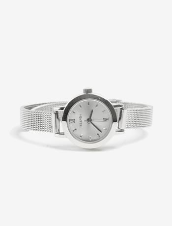 round metal watch