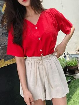 Linen Roa Bending Shorts