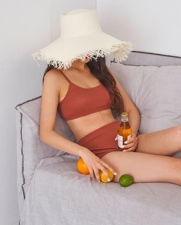 peace mono bikini