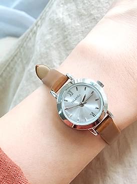 Cow leather watch watch