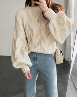 Pretzwe puff knit