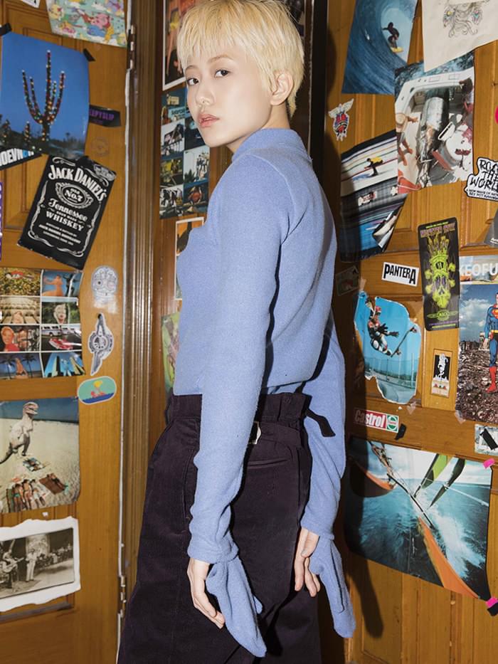 half-neck mitten T