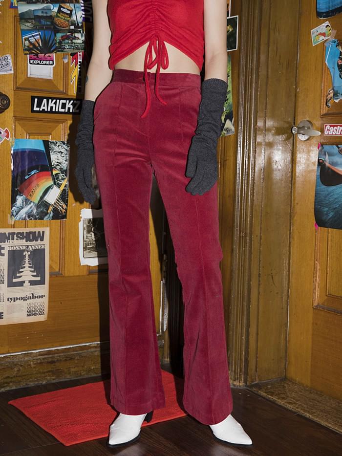 corduroy boots-cut pants