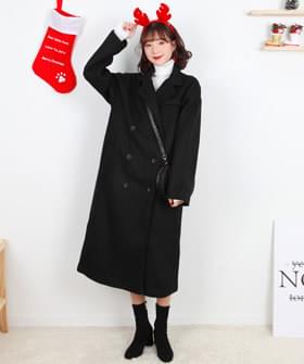 미니멀롱더블코트