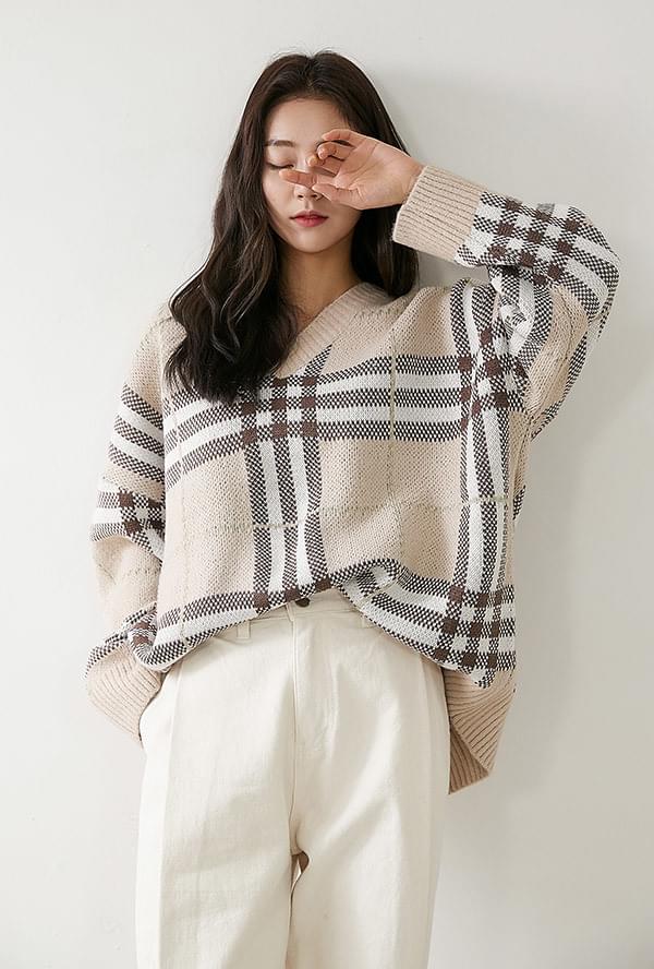 Leung Check Knit
