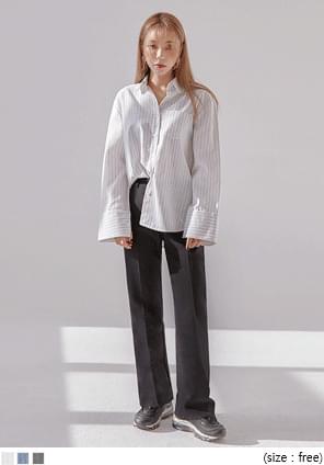 HARV STRIPE CUFFS COTTON SHIRTS