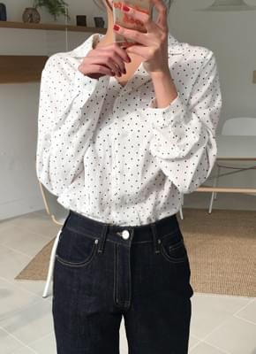 Amy dot blouse