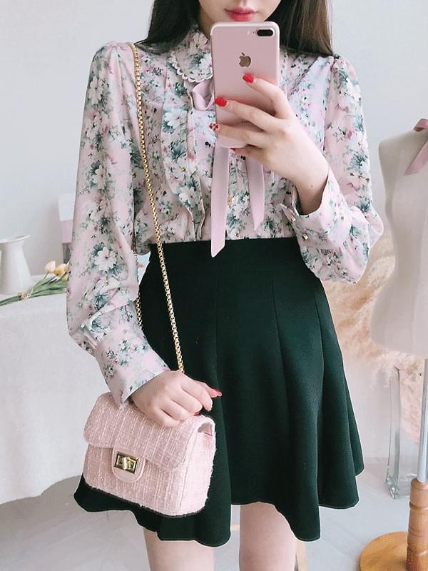 Retro Lovely Ribbon Blouse
