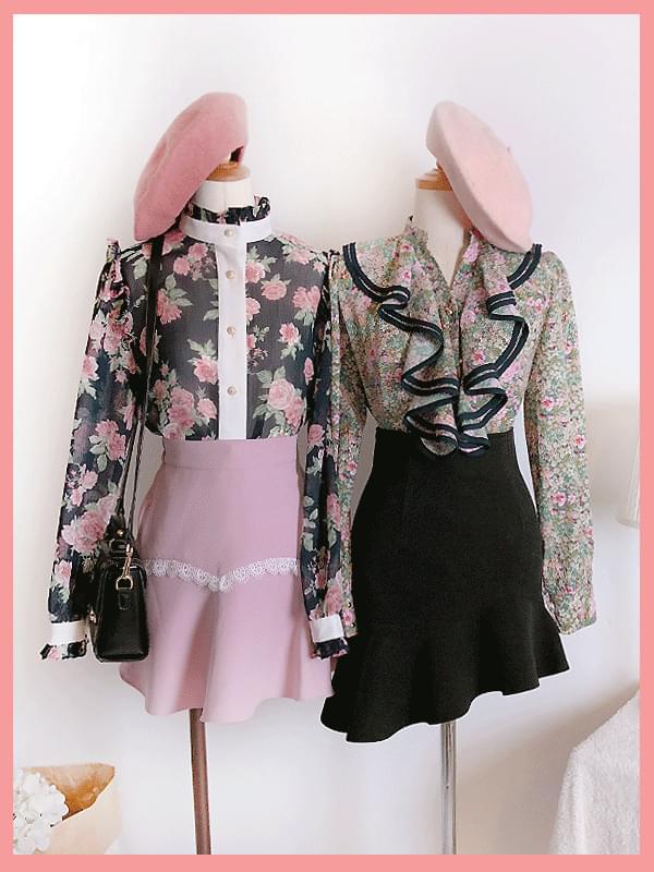 Muse flower blouse
