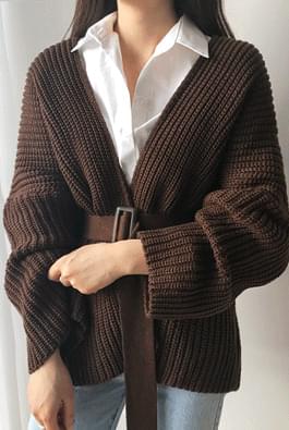 Buckle Knit Cardigan