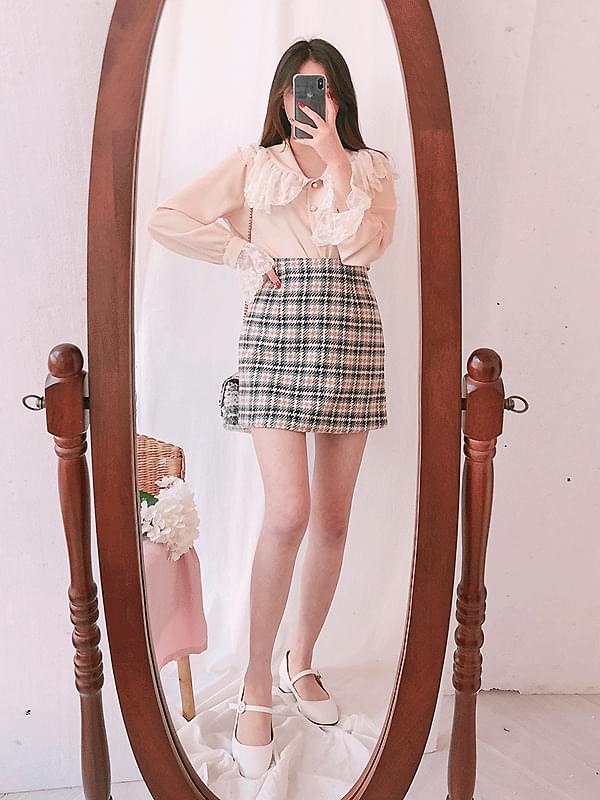 Selenium Hounds check skirt