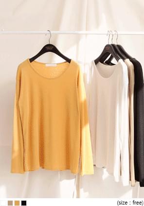 DIVE RAYON LOOSE FIT ROUND T
