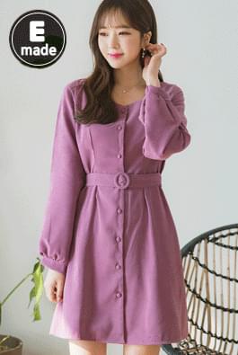 Square darling belt dress