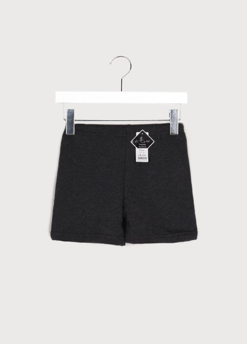 Fur brushed shorts
