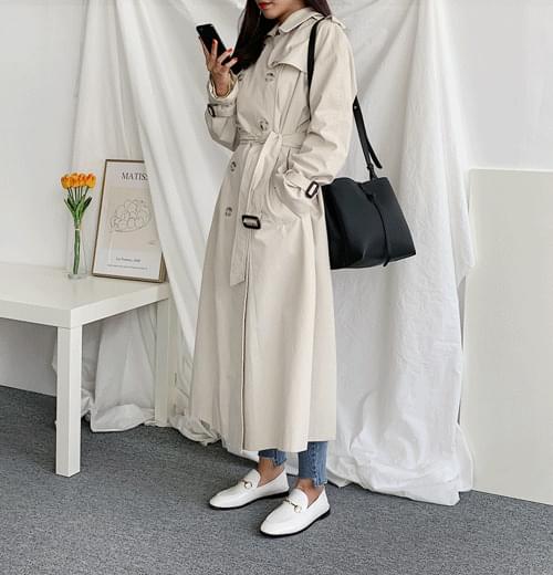버터크림트렌치코트