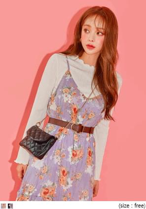 SERA FLOWER WRINKLE BUSTIER OPS