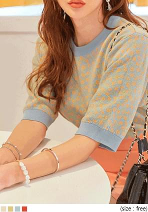 HUGE FLOWER LINE COLORING 1/2 KNIT