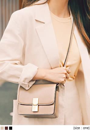 CAISSON SQUARE LEATHER MINI BAG