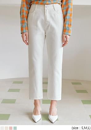 STICK OUT BAGGY COTTON PANTS