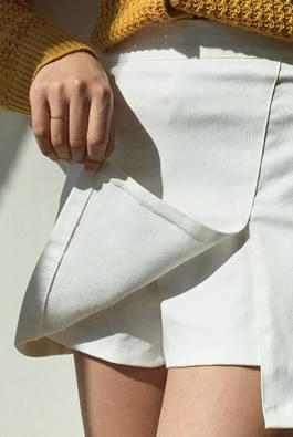 Twill skirt pants