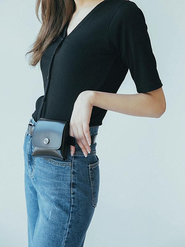 Mini pocket belt bag