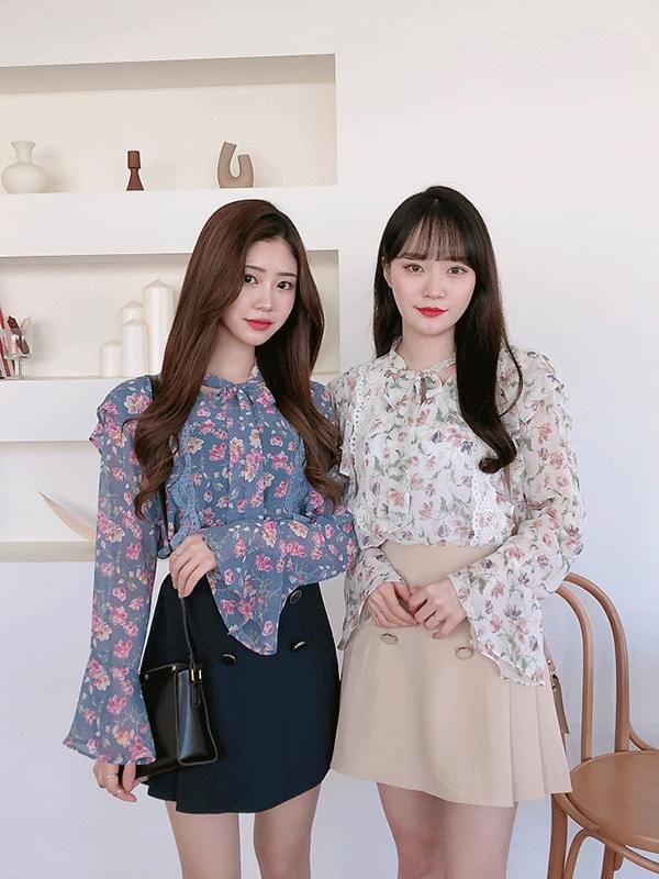 Madeleine ribbon blouse