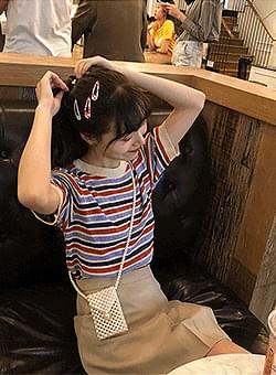 Pearl strap bag