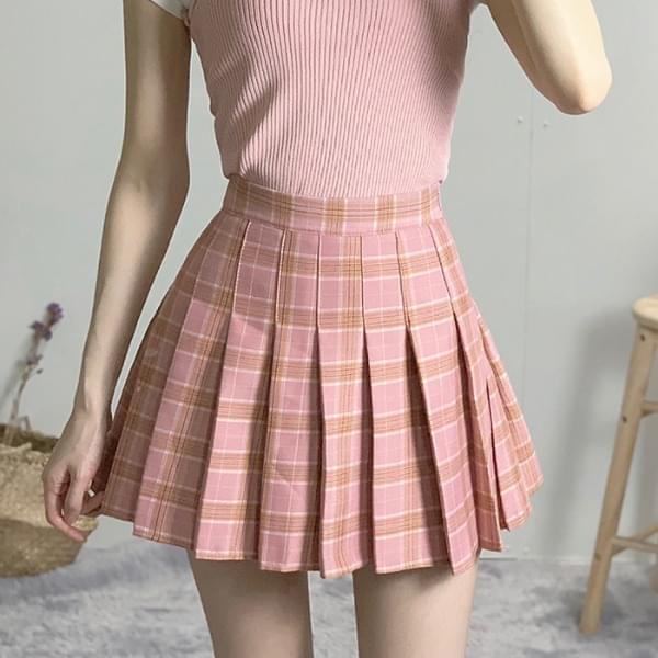 Check Tennis Mini Skirt
