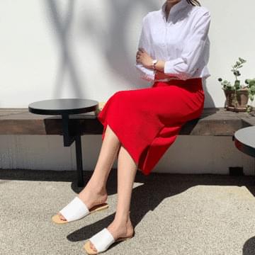 Daily tension long skirt