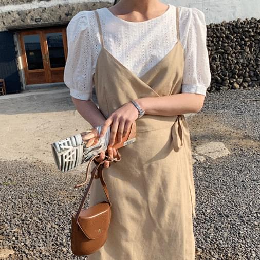 Lee Linnen wrap dress