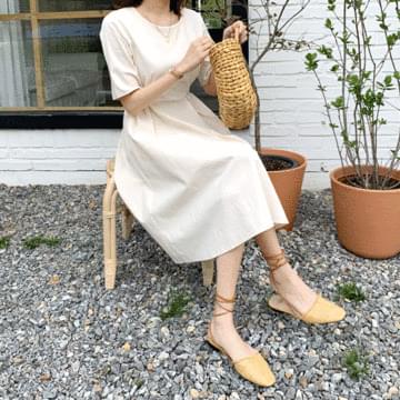 Long linen long dress