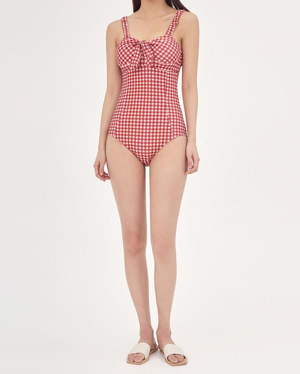 breast ribbon monokini
