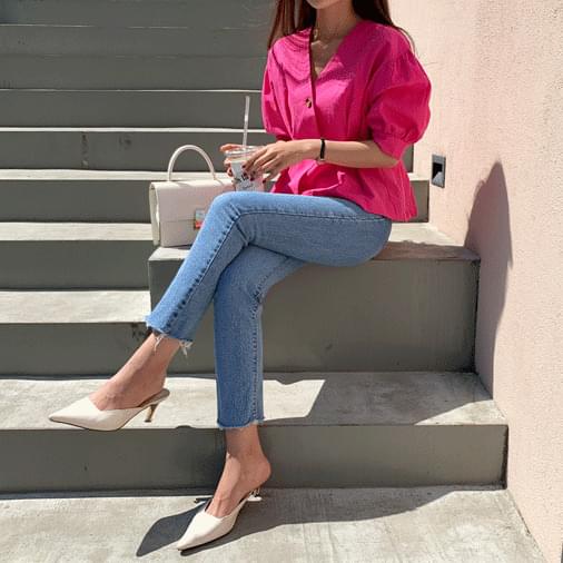 Sunkid pinch blouse