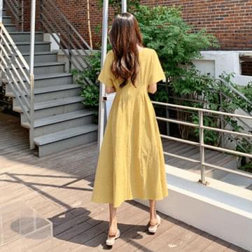 Mud Linen Long Dress