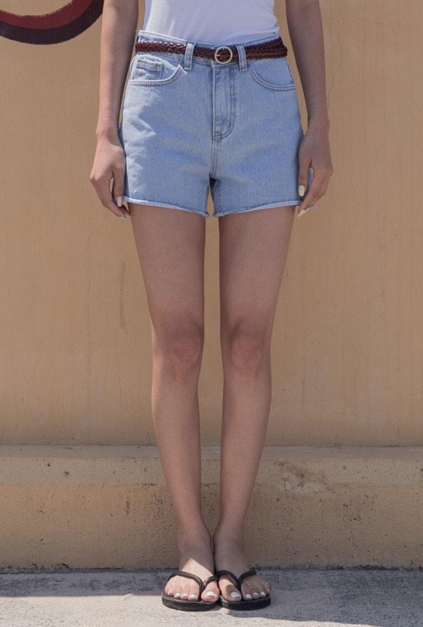 Denim Cutting Shorts