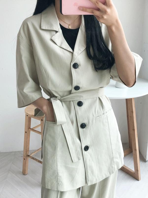 As a linen jacket