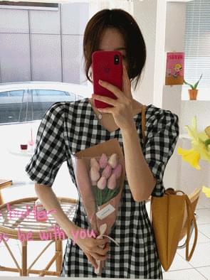 Sunny check dress