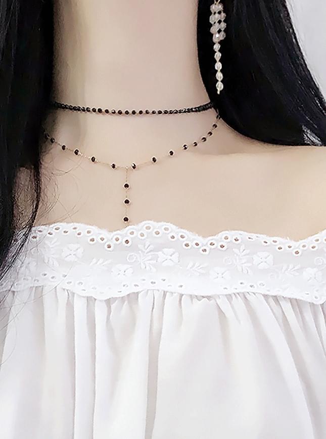 Sephia Layered Choker Necklace