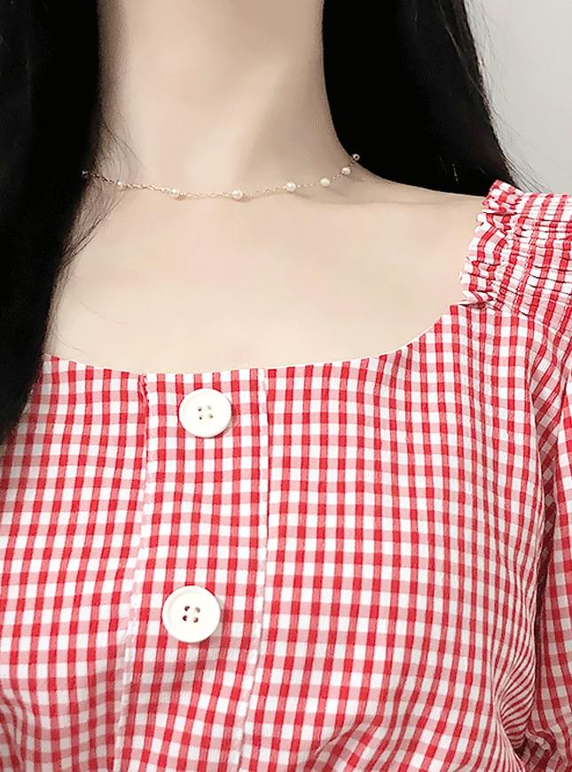 Mini Pearl Al Necklace