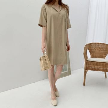 Solar linen dress