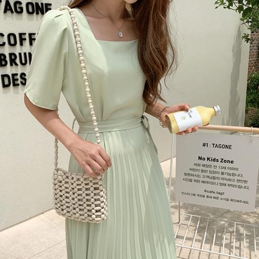 Nice pleated long dress