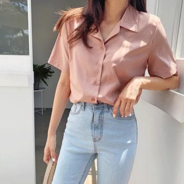 Wrinkle Mary short-sleeved shirt
