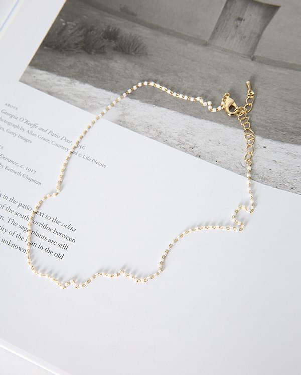lovely beads gold choker