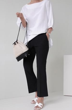 Chalang Boots Cut Crop Slacks