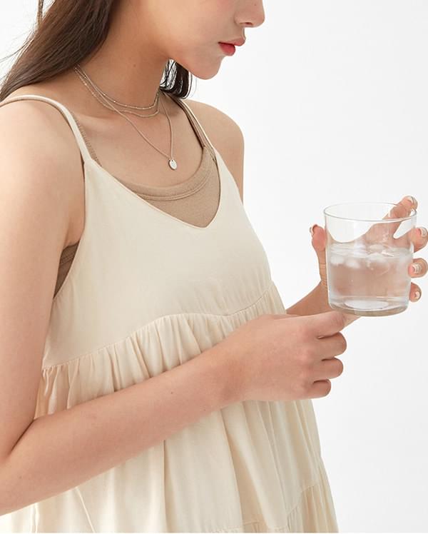 a layered chain necklace