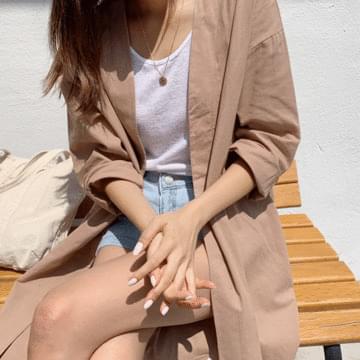 Coin and Linen Long Jacket