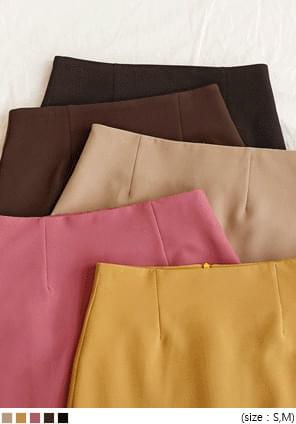 5 COLOR HAILIN SPAN MINI SKIRT