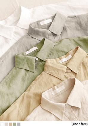 5 COLOR OPULENT LINEN 100% SHIRTS