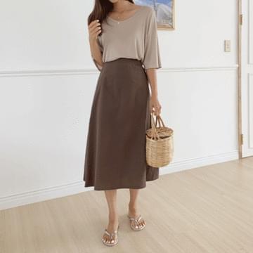 Polem Flare Long Skirt