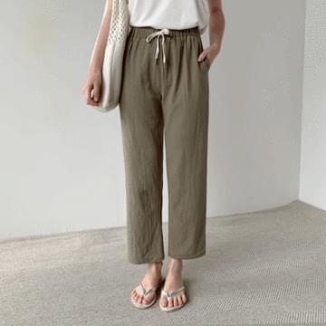 Basic Linen Bending Pants